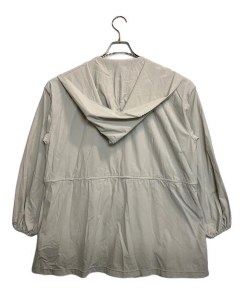 ETRE TOKYO（エトレトウキョウ）ETRE TOKYO (エトレトウキョウ) カーフネックフードカバーアップ グレー サイズ:Fの古着・服飾アイテム