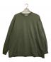 Graphpaper（グラフペーパー）の古着「Brushed Mockrody Crew Neck L/S Tee」｜グリーン
