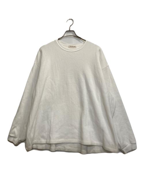 POLYPLOID（ポリプロイド）POLYPLOID (ポリプロイド) OVERSIZE LONGSLEEVE C ホワイト サイズ:3の古着・服飾アイテム
