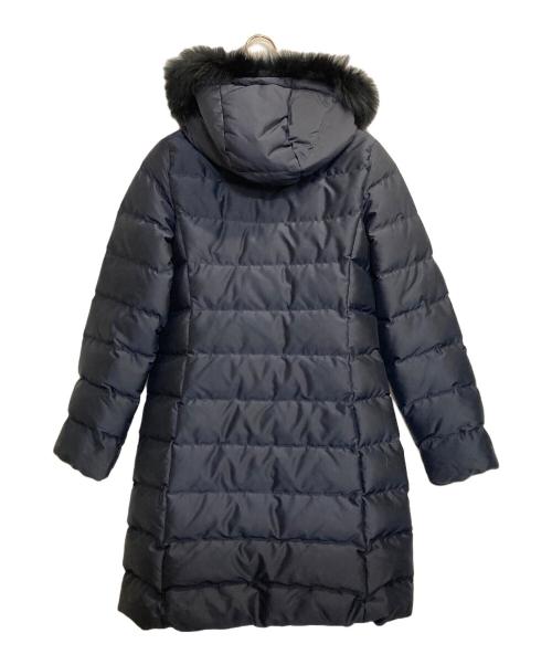 green label relaxing（グリーンレーベルリラクシング）green label relaxing (グリーンレーベルリラクシング) CRグリーンダウン ハッスイ ロングコート ネイビー サイズ:36の古着・服飾アイテム