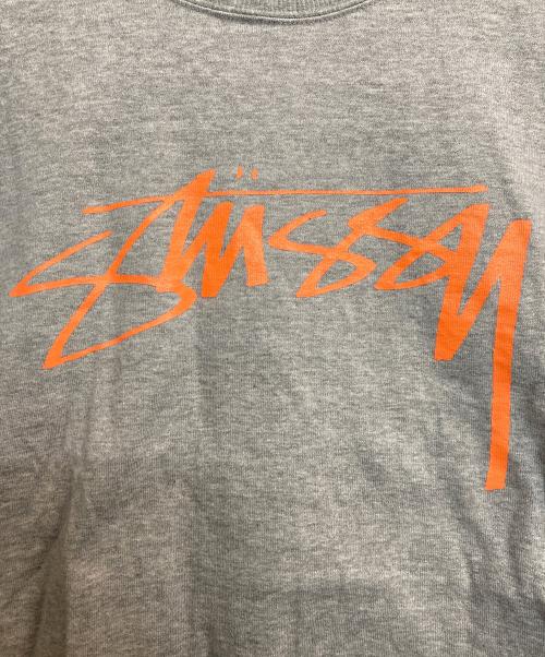 stussy（ステューシー）stussy (ステューシー) ショート丈スウェット グレー サイズ:記載なし(実寸サイズ参考)の古着・服飾アイテム