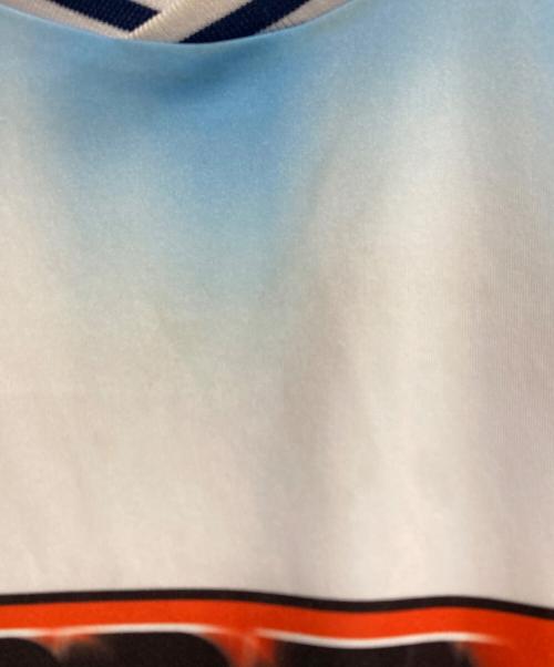 SUPREME（シュプリーム）SUPREME (シュプリーム) Blur Soccer Jersey ホワイト×ブルー サイズ:Ｌの古着・服飾アイテム