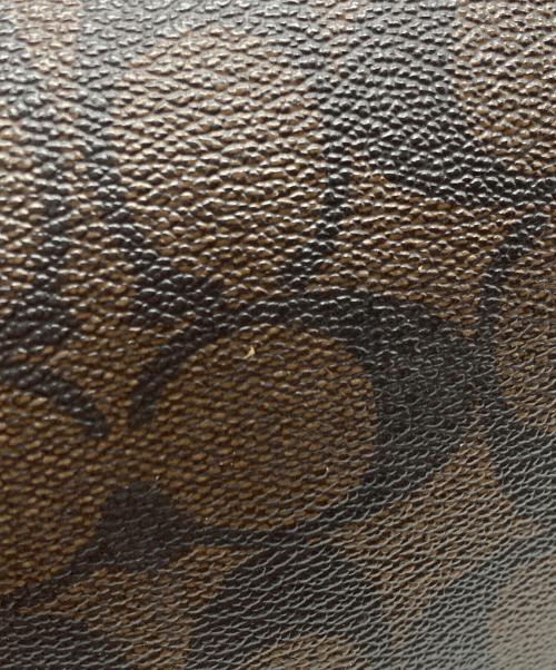 COACH（コーチ）COACH (コーチ) シグネチャーレザーウエストバッグ ブラウンの古着・服飾アイテム