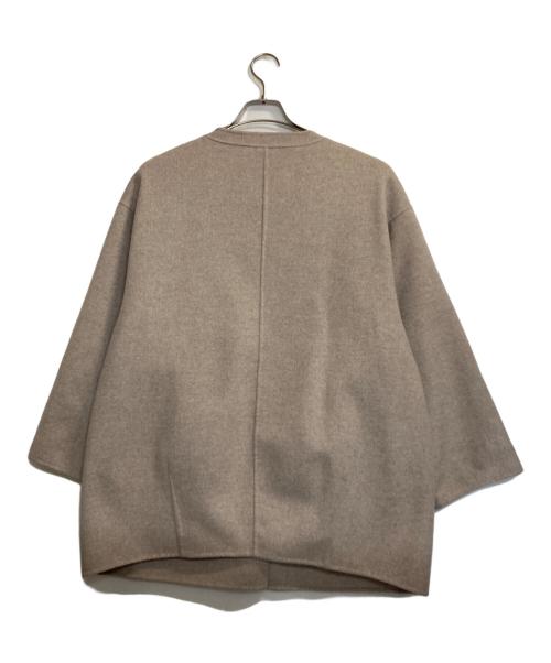 SLOBE IENA（スローブ イエナ）SLOBE IENA (スローブ イエナ) HAMILTONダブルフェイスウールショートコクーンコート ベージュ サイズ:記載なしの古着・服飾アイテム