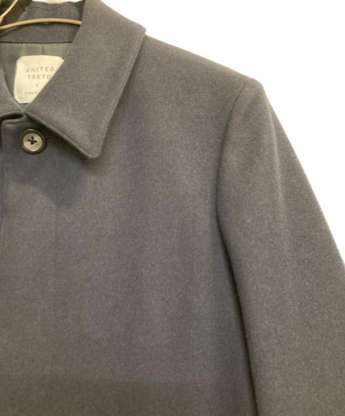 UNITED TOKYO（ユナイテッドトーキョー）UNITED TOKYO (ユナイテッドトーキョー) ALIBANメルトンステンコート ネイビー サイズ:1の古着・服飾アイテム