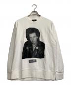 RUDE GALLERYルードギャラリー）の古着「アーティストフォトプリントクルーネックスウェット」｜ホワイト