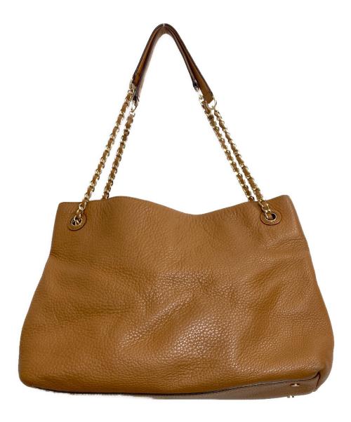 TORY BURCH（トリーバーチ）TORY BURCH (トリーバーチ) 2WAYレザーチェーンハンドルトートバッグ ベージュの古着・服飾アイテム
