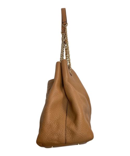 TORY BURCH（トリーバーチ）TORY BURCH (トリーバーチ) 2WAYレザーチェーンハンドルトートバッグ ベージュの古着・服飾アイテム