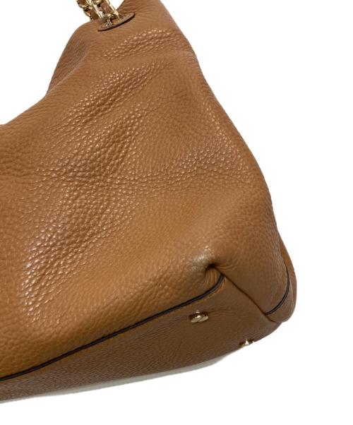 TORY BURCH（トリーバーチ）TORY BURCH (トリーバーチ) 2WAYレザーチェーンハンドルトートバッグ ベージュの古着・服飾アイテム