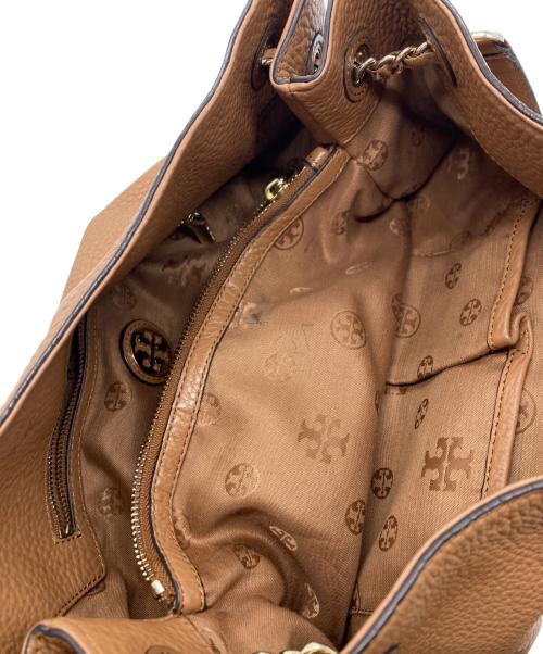 TORY BURCH（トリーバーチ）TORY BURCH (トリーバーチ) 2WAYレザーチェーンハンドルトートバッグ ベージュの古着・服飾アイテム