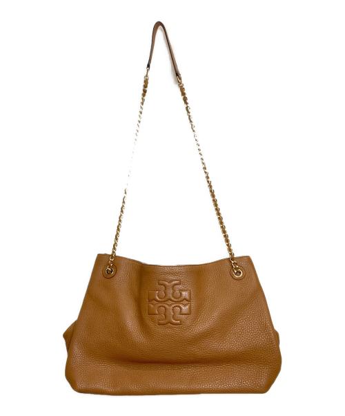 TORY BURCH（トリーバーチ）TORY BURCH (トリーバーチ) 2WAYレザーチェーンハンドルトートバッグ ベージュの古着・服飾アイテム