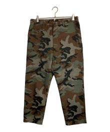 JUNYA WATANABE COMME des GARCONS（(ジュンヤワタナベ コムデギャルソン）の古着「カモフラジャガードウールパンツ」｜カーキ