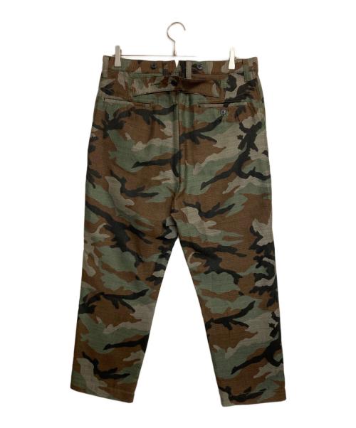 JUNYA WATANABE COMME des GARCONS（(ジュンヤワタナベ コムデギャルソン）JUNYA WATANABE COMME des GARCONS ((ジュンヤワタナベ コムデギャルソン) カモフラジャガードウールパンツ カーキ サイズ:Mの古着・服飾アイテム