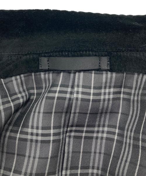 BURBERRY BLACK LABEL（バーバリーブラックレーベル）BURBERRY BLACK LABEL (バーバリーブラックレーベル) ベロアジャケット ブラック サイズ:Ｓの古着・服飾アイテム