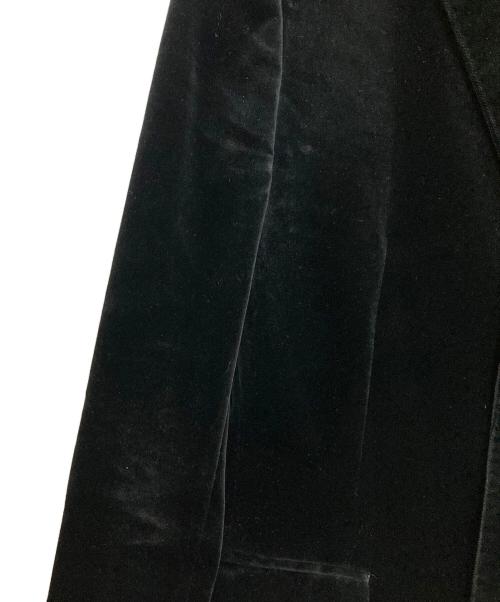 BURBERRY BLACK LABEL（バーバリーブラックレーベル）BURBERRY BLACK LABEL (バーバリーブラックレーベル) ベロアジャケット ブラック サイズ:Ｓの古着・服飾アイテム