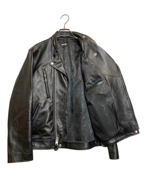 Schott（ショット）Schott (ショット) DOUBLE BREAST RIDERS / ダブルブレストラムレザーライダースジャケット ブラック サイズ:Lの古着・服飾アイテム