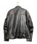 Schott (ショット) DOUBLE BREAST RIDERS / ダブルブレストラムレザーライダースジャケット ブラック サイズ:L：55000円
