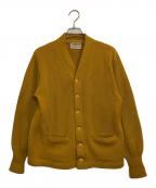 skipper by WILSON BROTHERSスキッパー バイ ウィルソン ブラザーズ）の古着「ウールカーディガン」｜イエロー