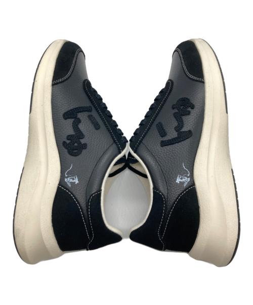 Sangacio（サンガッチョ）SANGACIO (サンガッチョ) にゅBLOWバンクシーグラフィティフォト アイボリー×ブラック サイズ:26.5cmの古着・服飾アイテム