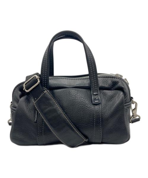 KADOYA（カドヤ）KADOYA (カドヤ) レザー2wayミニボストンバッグ ブラックの古着・服飾アイテム