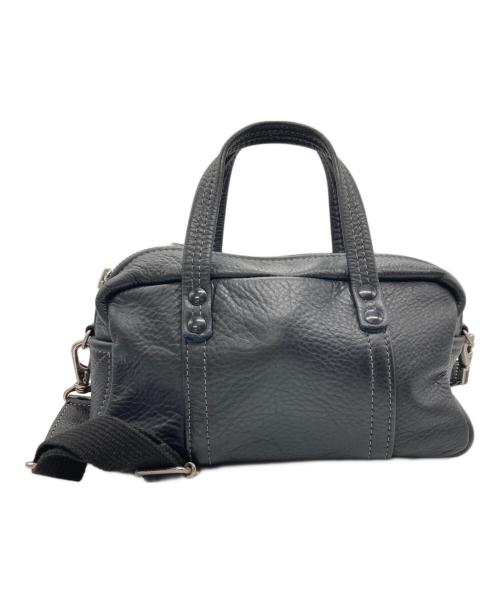 KADOYA（カドヤ）KADOYA (カドヤ) レザー2wayミニボストンバッグ ブラックの古着・服飾アイテム