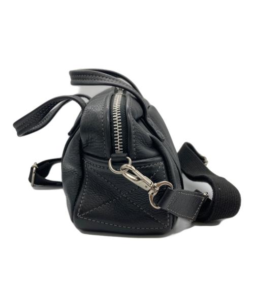 KADOYA（カドヤ）KADOYA (カドヤ) レザー2wayミニボストンバッグ ブラックの古着・服飾アイテム