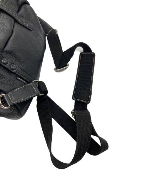 KADOYA（カドヤ）KADOYA (カドヤ) レザー2wayミニボストンバッグ ブラックの古着・服飾アイテム