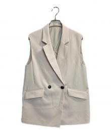 Noble（ノーブル）の古着「ロングベントジレ」｜アイボリー