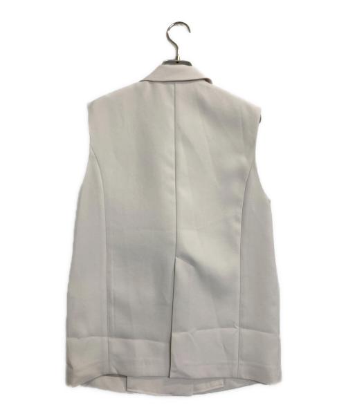 Noble（ノーブル）Noble (ノーブル) ロングベントジレ アイボリー サイズ:36の古着・服飾アイテム