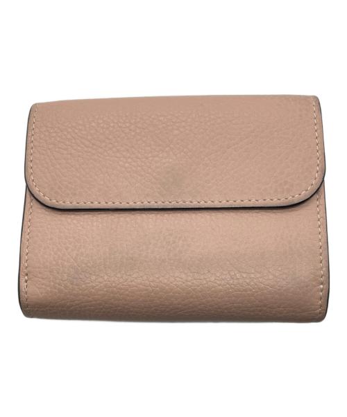 Chloe（クロエ）Chloe (クロエ) 2つ折り財布 ピンクの古着・服飾アイテム