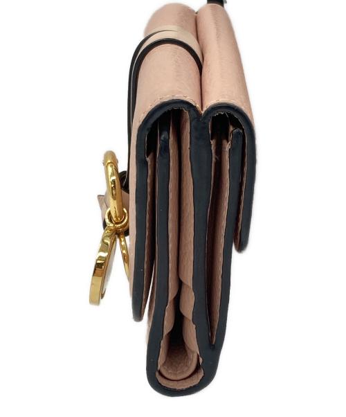 Chloe（クロエ）Chloe (クロエ) 2つ折り財布 ピンクの古着・服飾アイテム