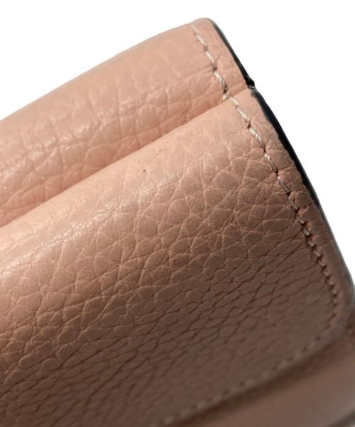 Chloe（クロエ）Chloe (クロエ) 2つ折り財布 ピンクの古着・服飾アイテム