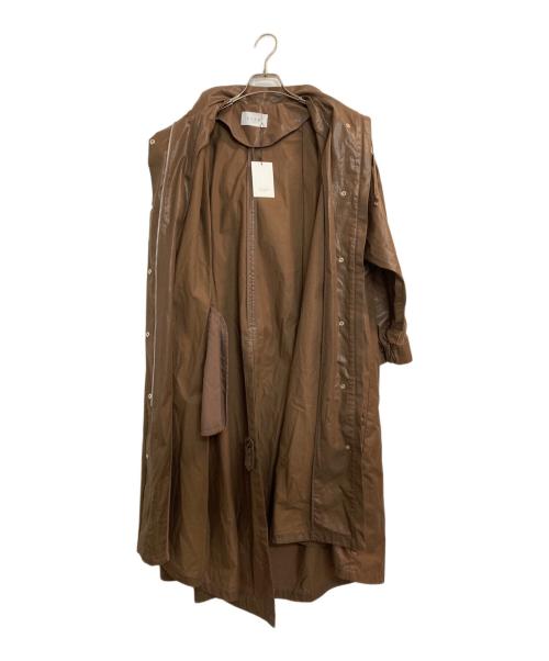 ETRE TOKYO（エトレトウキョウ）ETRE TOKYO (エトレトウキョウ) コットンロングライトブルゾン ブラウン サイズ:Ｍの古着・服飾アイテム
