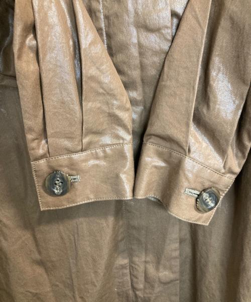 ETRE TOKYO（エトレトウキョウ）ETRE TOKYO (エトレトウキョウ) コットンロングライトブルゾン ブラウン サイズ:Ｍの古着・服飾アイテム