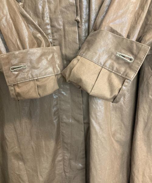 ETRE TOKYO（エトレトウキョウ）ETRE TOKYO (エトレトウキョウ) コットンロングライトブルゾン ブラウン サイズ:Ｍの古着・服飾アイテム