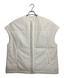 #Newans（ハッシュニュアンス）の古着「ビックスクエア中綿ベスト」｜アイボリー