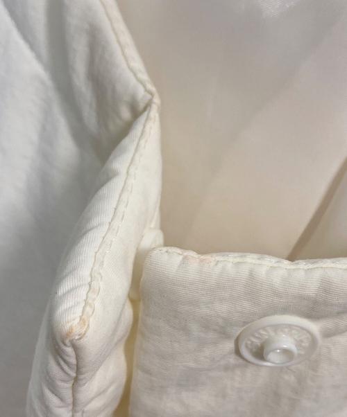 #Newans（ハッシュニュアンス）#Newans (ハッシュニュアンス) ビックスクエア中綿ベスト アイボリー サイズ:1の古着・服飾アイテム