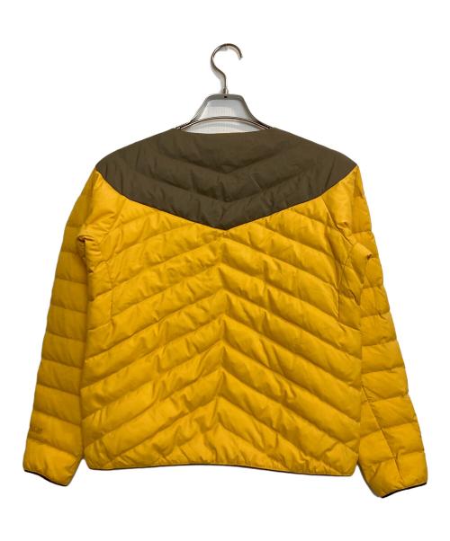 MARMOT（マーモット）MARMOT (マーモット) RESIDE CREW DOWN JACKET オレンジ×ブラウン サイズ:Sの古着・服飾アイテム