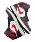 中古・古着 NIKE (ナイキ) AIR JORDAN1 MID ブラック×レッド サイズ:27.5cm：9000円