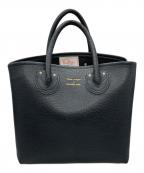 YOUNG & OLSEN The DRYGOODS STOREヤングアンドオルセン ザ ドライグッズストア）の古着「オールエンボスレザートート」｜ブラック