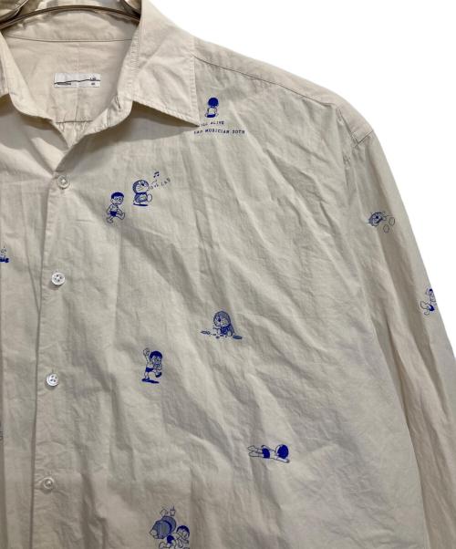 LAD MUSICIAN（ラッドミュージシャン）LAD MUSICIAN (ラッドミュージシャン) DORAEMON BIG SHIRT / ドラえもん柄ビッグシャツ アイボリー サイズ:44の古着・服飾アイテム