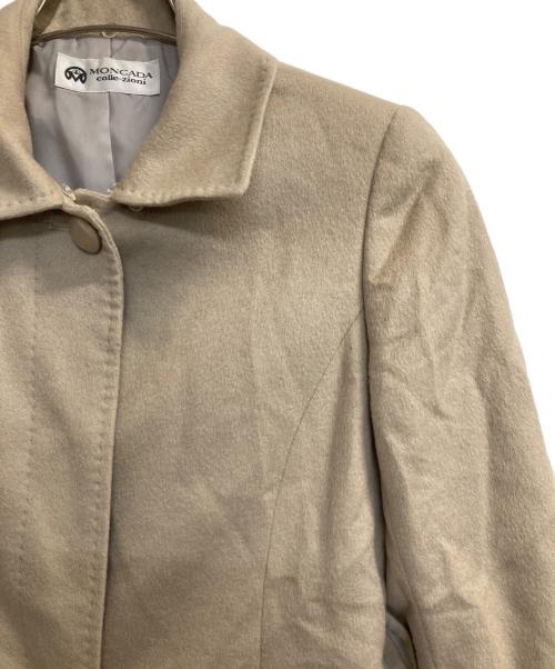 MONCADA（モンカーダ）MONCADA (モンカーダ) ファー付カシミヤ100%コート ベージュ サイズ:Ｓの古着・服飾アイテム