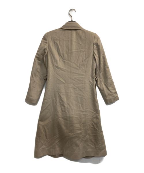 MONCADA（モンカーダ）MONCADA (モンカーダ) ファー付カシミヤ100%コート ベージュ サイズ:Ｓの古着・服飾アイテム