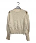CELFORDセルフォード）の古着「肩スリットカシミヤニットプルオーバー」｜アイボリー