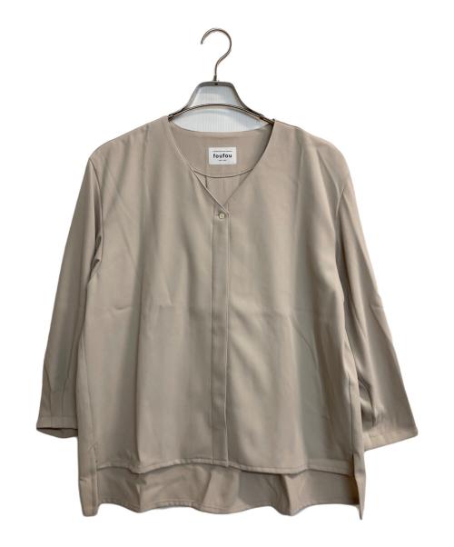 foufou（フーフー）foufou (フーフー) ブラウス ベージュ サイズ:-の古着・服飾アイテム