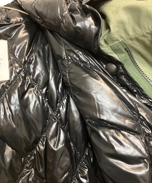 MONCLER（モンクレール）MONCLER (モンクレール) FRAGMENT DESIGN (フラグメントデザイン) FULCRUM GIUBOTTO / ダウンライナー付モッズコート グリーン サイズ:2の古着・服飾アイテム