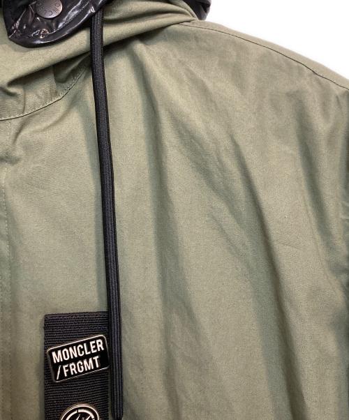 MONCLER（モンクレール）MONCLER (モンクレール) FRAGMENT DESIGN (フラグメントデザイン) FULCRUM GIUBOTTO / ダウンライナー付モッズコート グリーン サイズ:2の古着・服飾アイテム