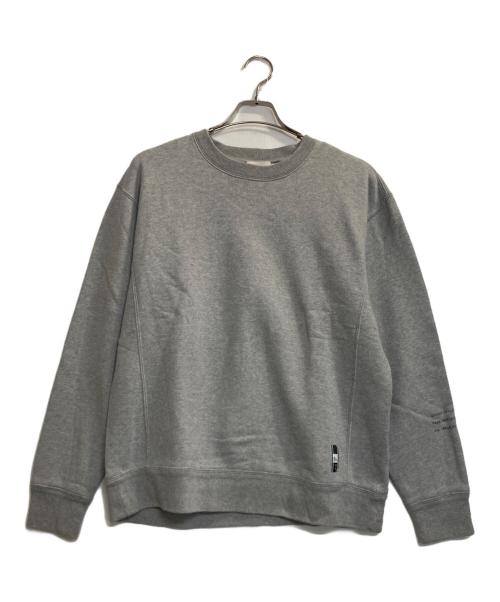 MONCLER（モンクレール）MONCLER (モンクレール) FRAGMENT DESIGN (フラグメントデザイン) クルーネックスウェット グレー サイズ:Ｌの古着・服飾アイテム