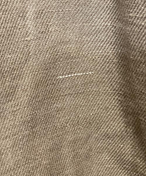 LEMAIRE（ルメール）LEMAIRE (ルメール) コットンリネンツイルシャツ ブラウン サイズ:記載なしの古着・服飾アイテム