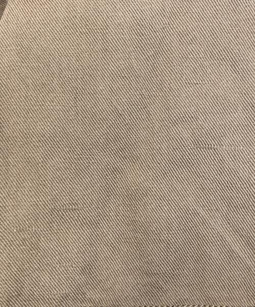 LEMAIRE（ルメール）LEMAIRE (ルメール) コットンリネンツイルシャツ ブラウン サイズ:記載なしの古着・服飾アイテム